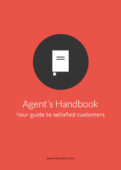 Agent’s Handbook – Your guide to satisfied customers