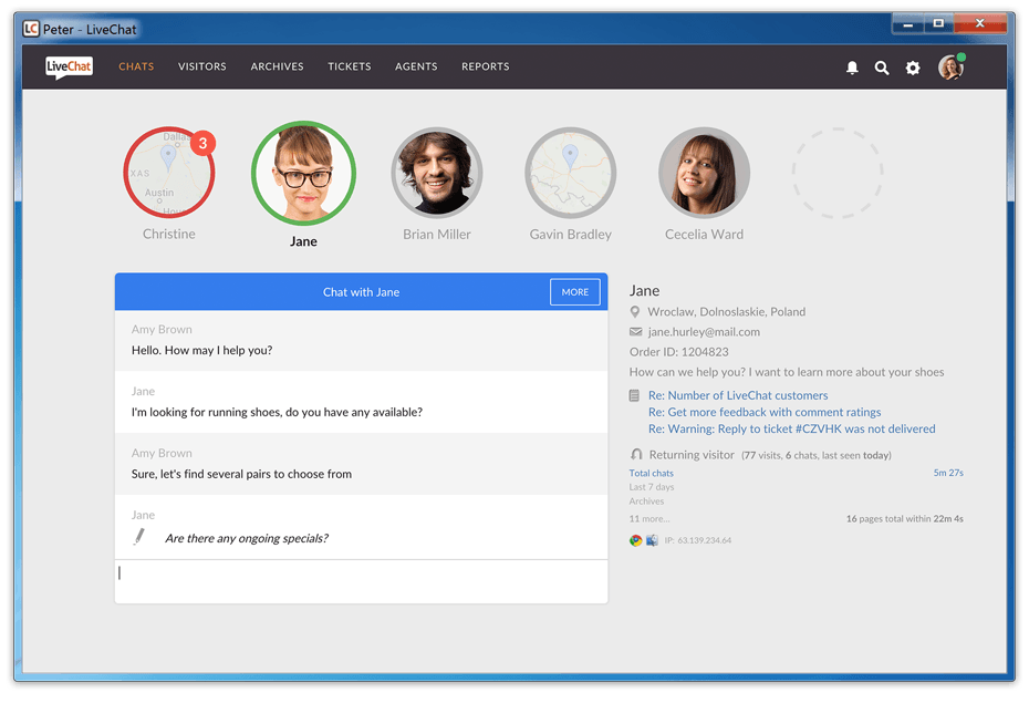 Загрузить LiveChat: Приложение для Windows